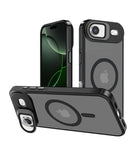 Funda transparente con soporte de cámara y carga inalámbrica compatible con iPhone en Guatemala, ideal para proteger tu dispositivo y aprovechar al máximo sus funciones.