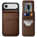 Funda cartera de cuero con soporte iPhone Air BROWN