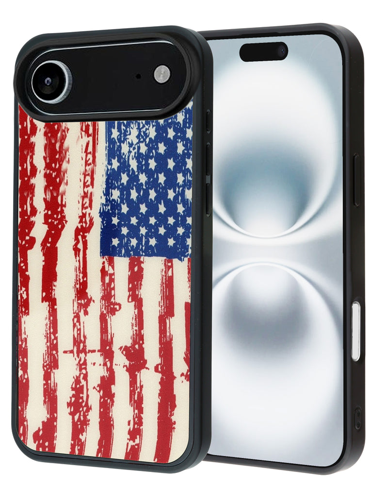 Encuentra en Guatemala el mejor estuche impreso con diseño Magsafe para iPhone 17 Air con bandera estadounidense en SlowBack.