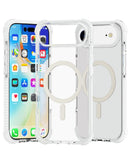 Encuentra en Guatemala la funda TPU Mesh Sport con carga inalámbrica para iPhone 17A en color blanco.