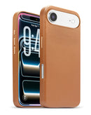 Funda de cuero con cargador inalámbrico para iPhone Air en Guatemala, accesorio de alta calidad para proteger y cargar tu dispositivo.