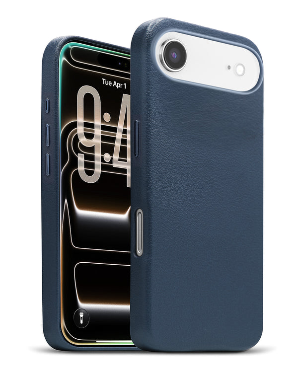Encuentra la funda de cuero con cargador inalámbrico para iPhone Air en Guatemala en SlowBack, mayorista de accesorios Apple.