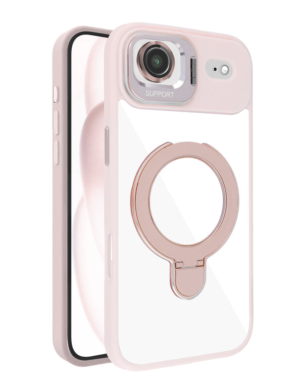 Compra el Case magnético transparente para iPhone Air con 2 soportes y lente de cámara en Guatemala.