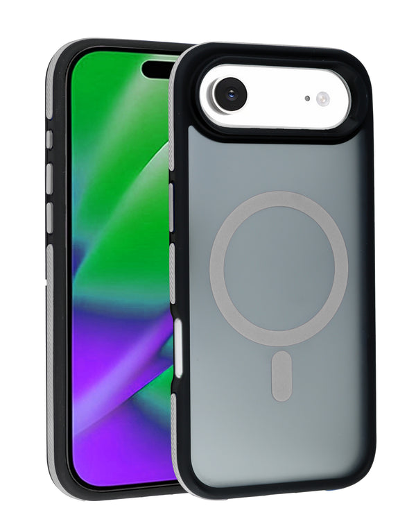 Funda magnética bicolor mate para iPhone Air en Guatemala, protege tu dispositivo con estilo en tiendas mayoristas de accesorios.