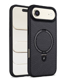 Encuentra la mejor funda con soporte magnético de fibra de carbono para iPhone Air en Guatemala en SlowBack, mayorista de accesorios.