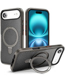 Funda de fibra de carbono magnetica con soporte iPhone Air GRAY