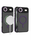 Funda de carga inalambrica delgada antideslizante translucida mate iPhone Air