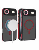 Funda de carga inalambrica delgada antideslizante mate iPhone Air (RED)