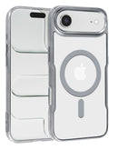 Protege tu iPhone Air con una funda magnética plateada y transparente en Guatemala.