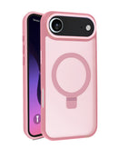 Encuentra el estuche de carga inalámbrica Carbon con soporte de anillo para iPhone Air en color rosado en Guatemala.