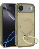 Encuentra la funda shockproof con soporte magnético en color khaki para iPhone Air en Guatemala, al mejor precio mayorista.