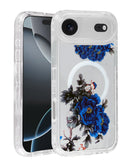 Compra la funda transparente Flower Design con cargador inalámbrico Style 2 para iPhone Air en Guatemala y mantén tu dispositivo protegido y cargado.