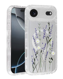 Encuentra la mejor funda transparente con diseño floral y cargador inalámbrico para iPhone Air en Guatemala, disponible en SlowBack.