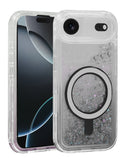 Funda bumper glitter líquido con carga inalámbrica para Apple iPhone Air en Guatemala.