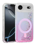 Encuentra fundas protectoras con glitter líquido para iPhone Air con carga inalámbrica en Guatemala.