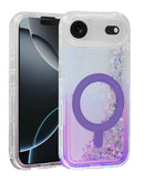 Encuentra el mejor case con carga inalámbrica y glitter líquido para iPhone Air en Guatemala en nuestro catálogo de accesorios para iPhones.