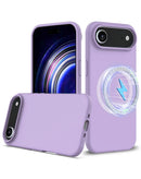 Protege tu iPhone Air con una funda de silicona color LILAC con carga inalámbrica en Guatemala.