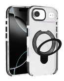 Case transparente con soporte de carga inalambrica iPhone Air - NEGRO