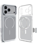 Encuentra fundas magnéticas transparentes con IC chip para iPhone 17 Pro en Guatemala con etiqueta Clear y SlowBack.