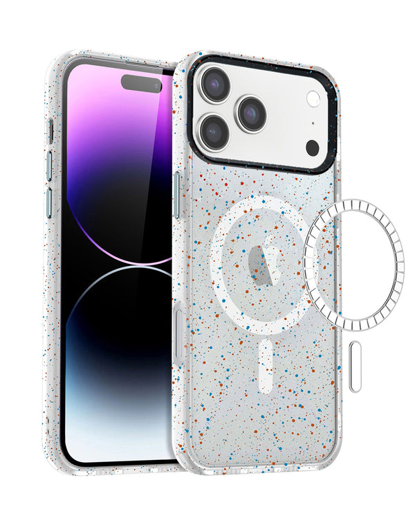 Caja de carga inalambrica Splash Ink Design Blanco iPhone 17 Pro