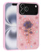 Encuentra la tapa trasera Diamond Rose Crystal para iPhone 17 Pro en Guatemala, ideal para reparaciones de SlowBack.