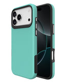 Encuentra la mejor carcasa protectora de doble capa con absorción de golpes TEAL para tu iPhone 17 Pro en Guatemala.