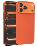 Encuentra la mejor funda de liquid silicone Magsafe para iPhone 17 Pro en color naranja en Guatemala.