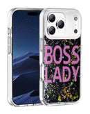 Encuentra la mejor funda para iPhone con diseño de Boss Lady y glitter en Guatemala.