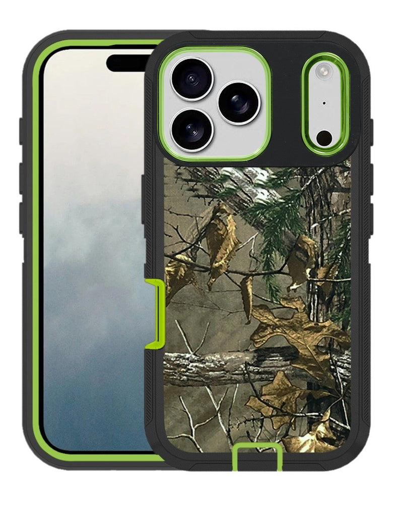 Case heavy duty CAMO GREEN iPhone 17 Pro