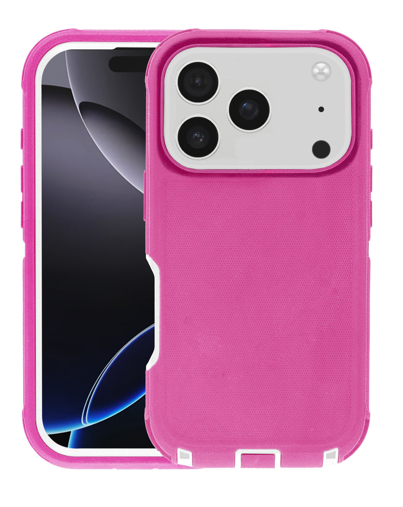 Encuentra la mejor funda heavy duty PINK & WHITE para tu iPhone 17 Pro en Guatemala.