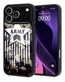 Encuentra el mejor case impreso de placa de aluminio A.R.M.Y para tu iPhone 17 Pro en Guatemala.