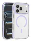 Protector de celular transparente con marco de color para iPhone 17 Pro en Guatemala, ideal para mantener tu dispositivo protegido y con estilo.