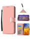 Encuentra la mejor funda cartera de cuero elegante con correa muñeca en Guatemala para tu iPhone 17 Pro en SlowBack, mayorista de accesorios iPhone.