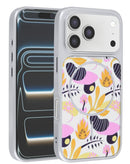 Encuentra la mejor funda MagSafe de doble capa con diseño floral para tu iPhone 17 Pro en Guatemala.