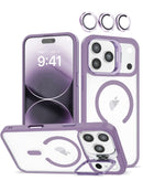 Encuentra la mejor funda magnética transparente con soporte para cámara para tu iPhone 17 Pro en Guatemala.