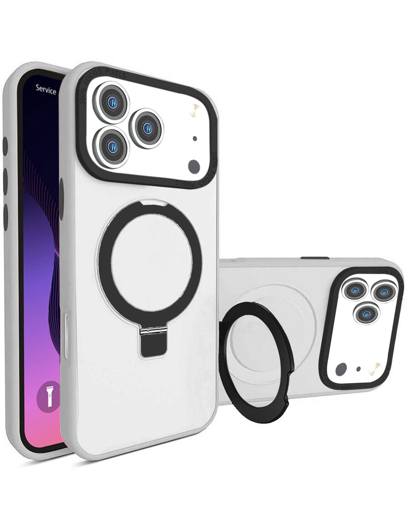 Compra la caja de carga inalámbrica Carbon con soporte de anillo para iPhone 17 Pro en Guatemala.