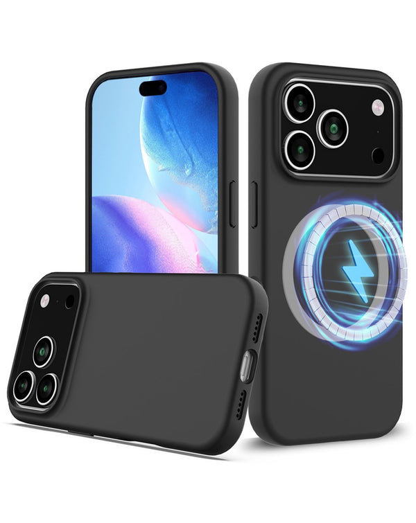 Encuentra la mejor funda de silicona con carga inalámbrica para iPhone 17 Pro en Guatemala en SlowBack, mayorista de accesorios Apple.