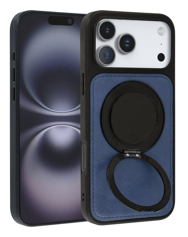 Encuentra la funda de cuero slim con carga wireless y soporte para iPhone 17 Pro Max en Guatemala con SlowBack.