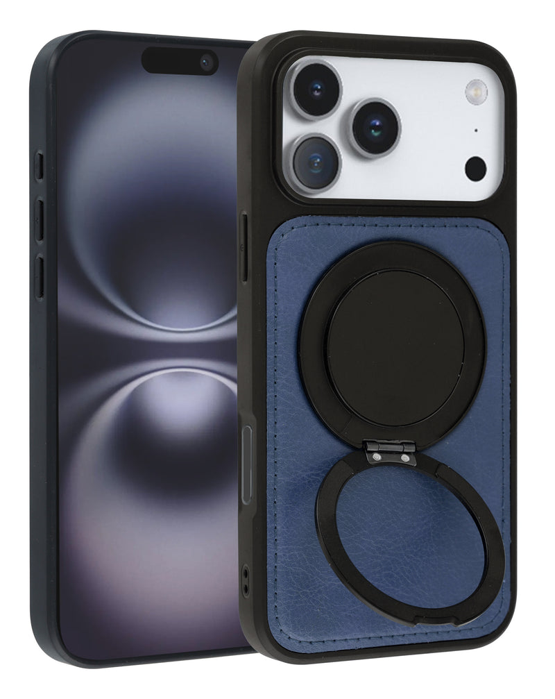 Encuentra la funda de cuero slim con carga wireless y soporte para iPhone 17 Pro Max en Guatemala con SlowBack.