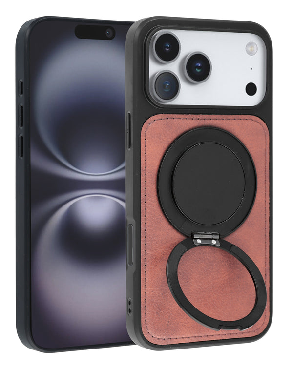 Encuentra la mejor funda de cuero slim con soporte para carga inalámbrica para iPhone 17 Pro Max en Guatemala.