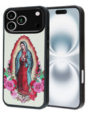 Tapa trasera placa de aluminio impresa Lady de Guadalupe iPhone 17 Pro Max