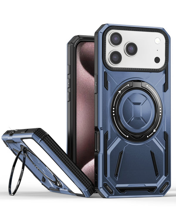 Encuentra la mejor funda rugged antigolpes con portador de anillo para iPhone 17 Pro Max en Guatemala en SlowBack.