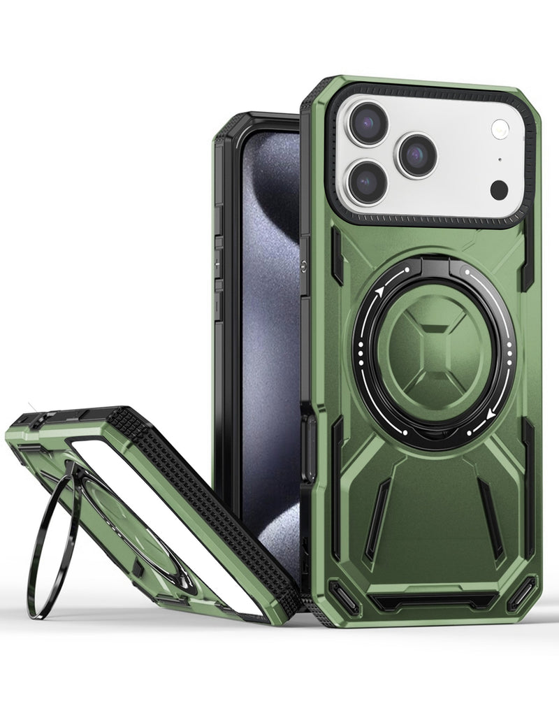Encuentra la mejor funda robusta a prueba de choques con soporte para anillo para tu iPhone 17 Pro Max en Guatemala en SlowBack.