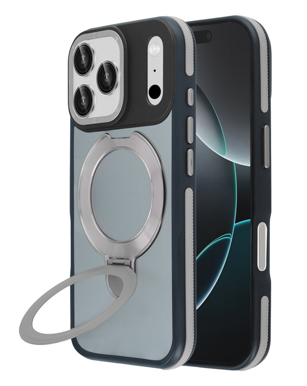 Encuentra la mejor funda transparente mate con soporte de carga inalámbrica para iPhone 17 Pro Max en Guatemala.