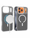 Encuentra la funda de carga inalámbrica slim en color gris mate para iPhone 17 Pro Max en Guatemala, ideal para mayoristas y tiendas de accesorios y reparaciones de iPhone.