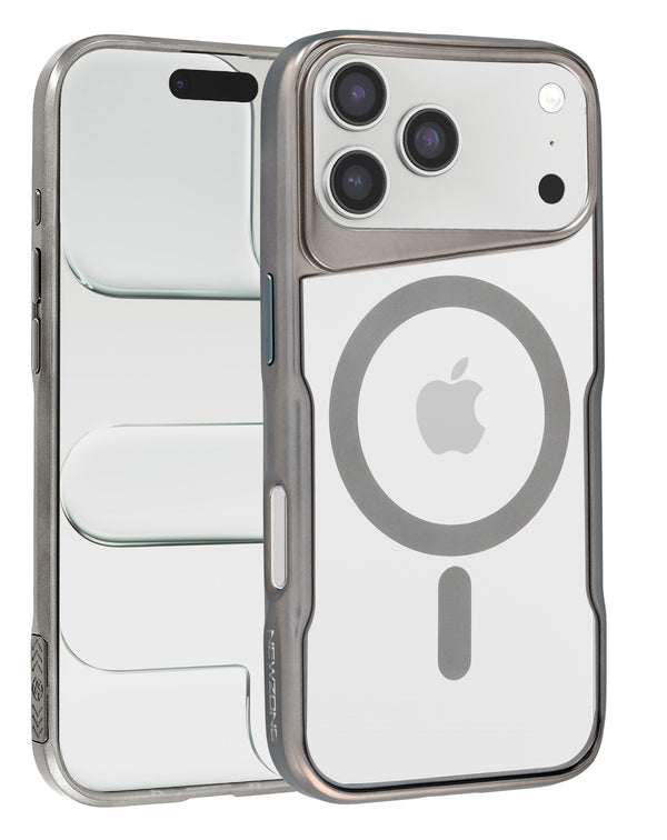 Funda magnética transparente y brillante para iPhone 17 Pro Max en Guatemala, ideal para proteger tu dispositivo con estilo.