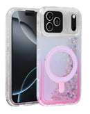 Encuentra la mejor funda protectora con carga inalámbrica y diseño glitter para tu iPhone 17 Pro Max en Guatemala.