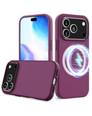 Funda de silicona con carga inalámbrica para iPhone 17 Pro Max en Maroon en Guatemala, disponible en SlowBack.