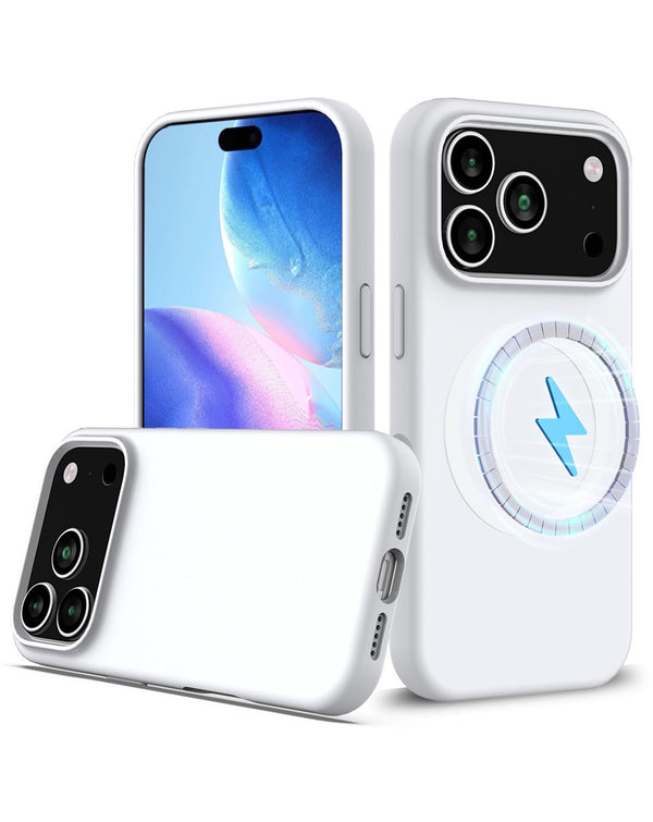 Encuentra la mejor funda de silicone con carga inalámbrica para iPhone 17 Pro Max en Guatemala.