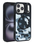 Funda magnetica delgada Camo Design con soporte para camara Style 4 iPhone 17 Pro Max